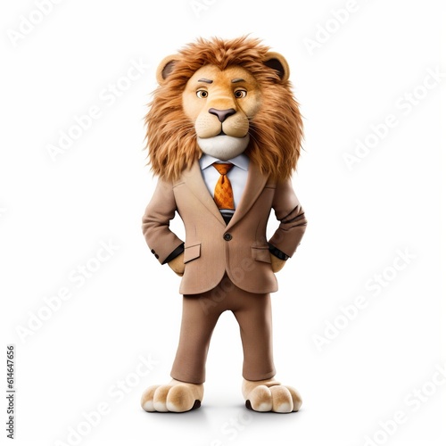 Mascot lion boss photo