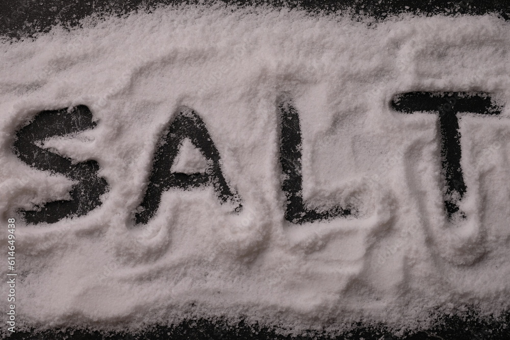 fine salt. Table salt is a type of mineral that can make it taste salty