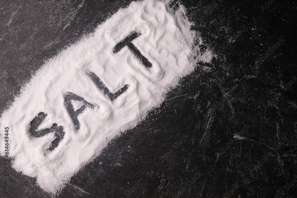 fine salt. Table salt is a type of mineral that can make it taste salty