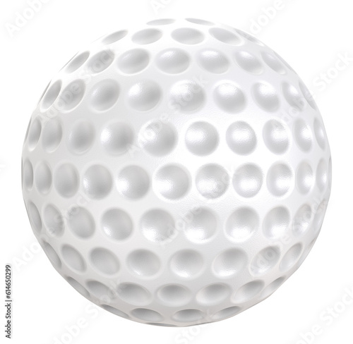 Golf ball isolated on transparency background.