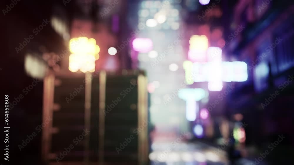 Abstract background of city street in bokeh Abstract background of city street in bokeh