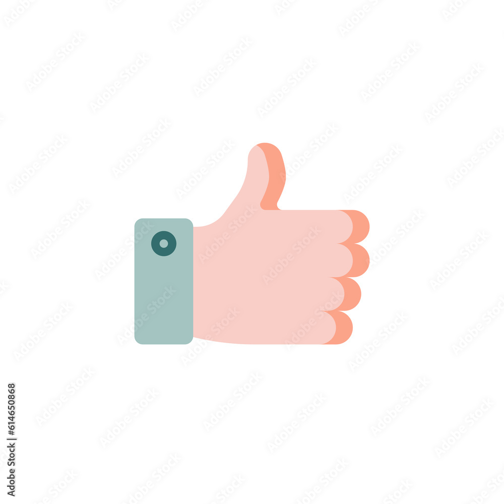 Thumbs up flat icon Thumbs up flat icon