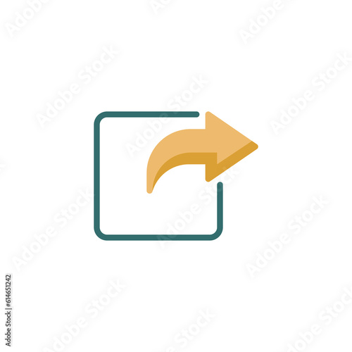 Free Download Share flat icon - GFXLoad