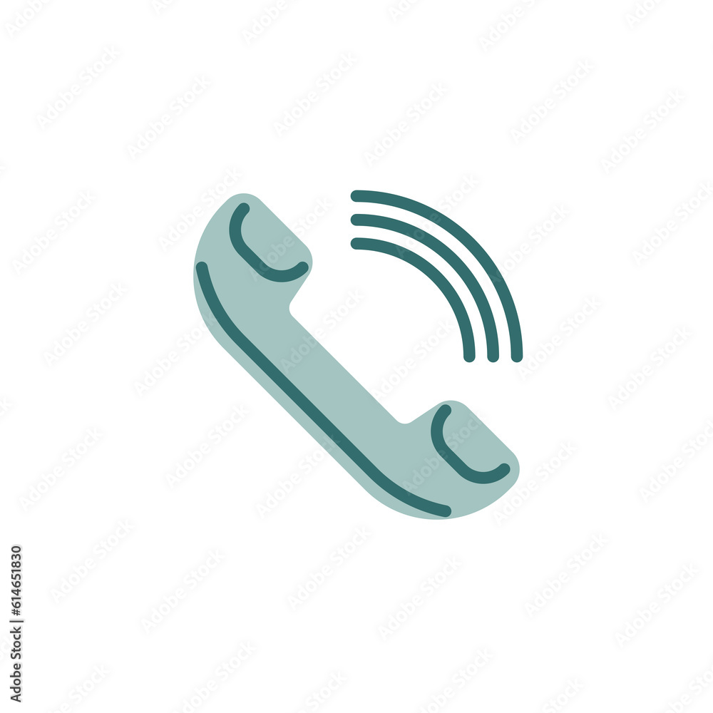 Phone call flat icon Phone call flat icon