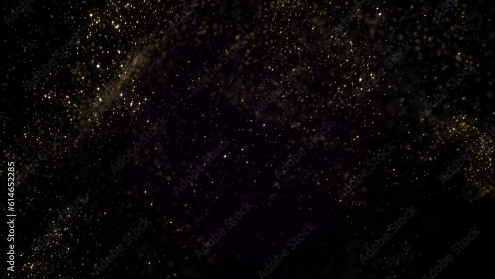 Goldem particles moving in slowm otion on black background 4k footage, Gold litters footage, particles moving footage Goldem particles moving in slowm otion on black background 4k footage, Gold litters footage, particles moving footage