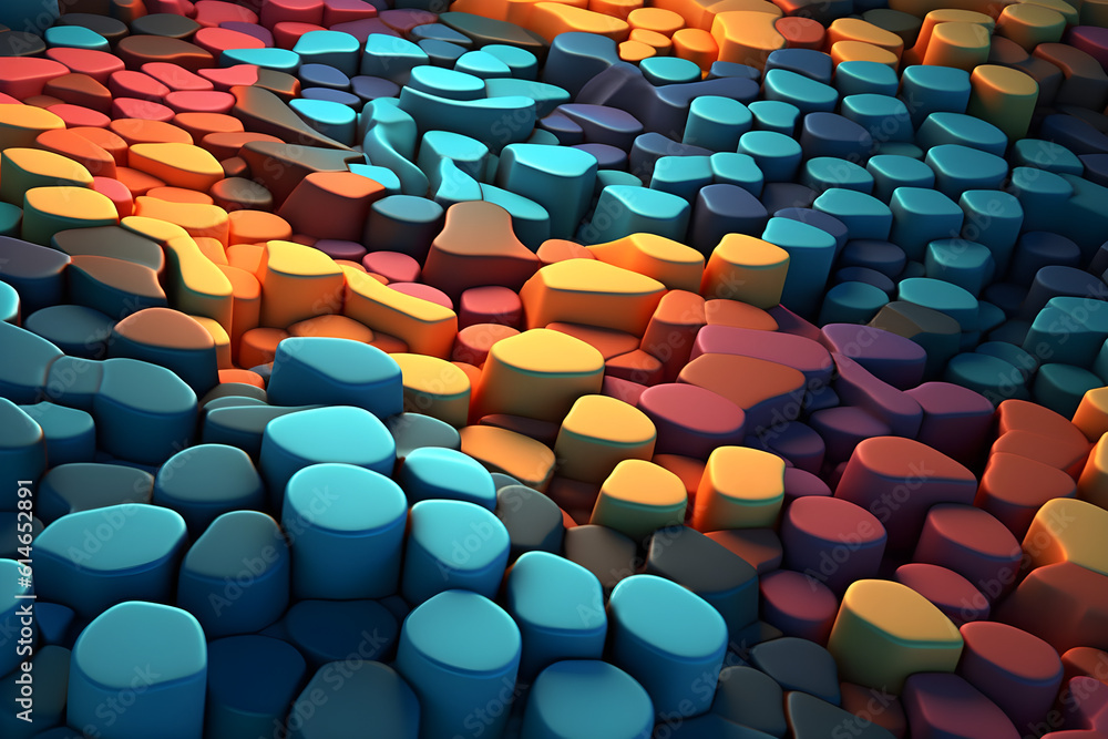 abstract 3D segmentation art background abstract 3D segmentation art background