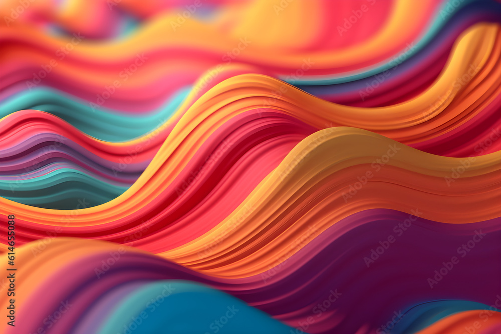 abstract background with 3d waves abstract background with 3d waves