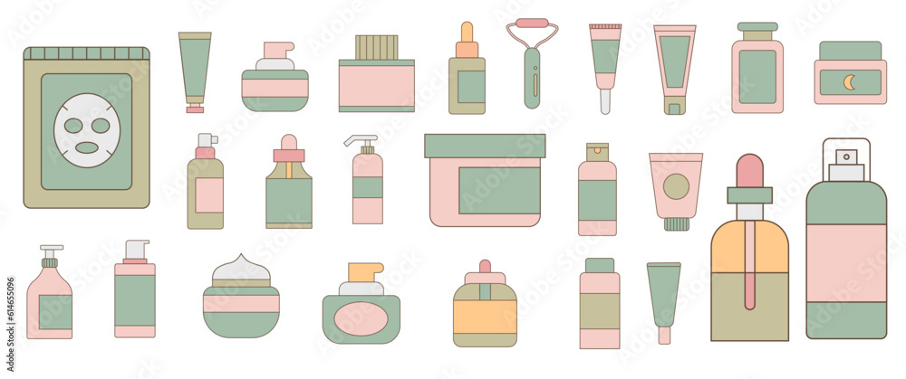 Simple Skincare Colored Icon 3 Simple Skincare Colored Icon 3