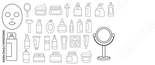 Simple Outline Skincare Minimal Icon 2
