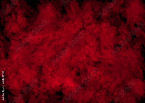 black and red gradient abstract background Feels scary, murder, blood created by illustrator.