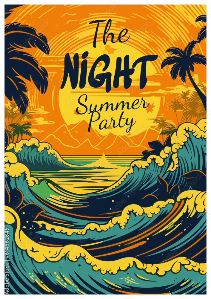 Party poster.Abstract Background.Party flyer.Poster template.Backdrop