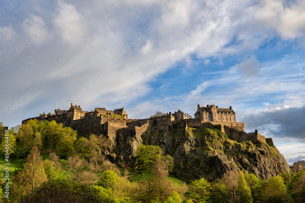 UK, Scotland, Edinburgh, Clouds over Edinburgh Castle UK, Scotland, Edinburgh, Clouds over Edinburgh Castle
