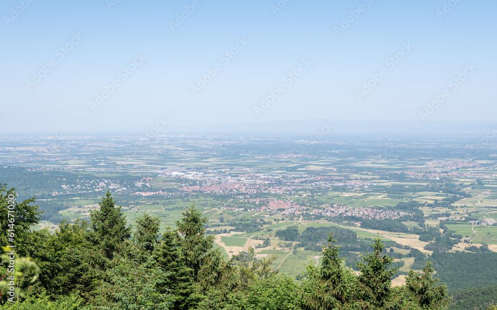 Paysage à couper le souffle depuis le Mont Saint-Odile