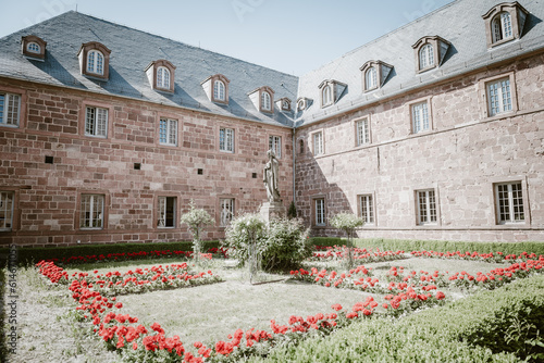 Obraz na płótnie Monastère du Mont Saint-Odile w salonie