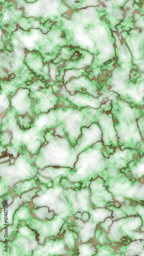 Abstract Green liquid marble with gold accent 2d animation backdrop. Vertical Video agate marbling ripple artwork texture Motion Graphic Backgrounds.