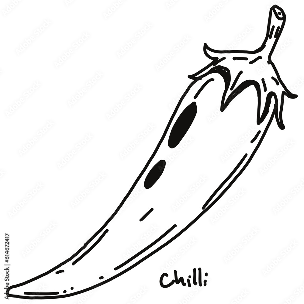 chili drawing cartoon, carrot for cooking and food chili drawing cartoon, carrot for cooking and food