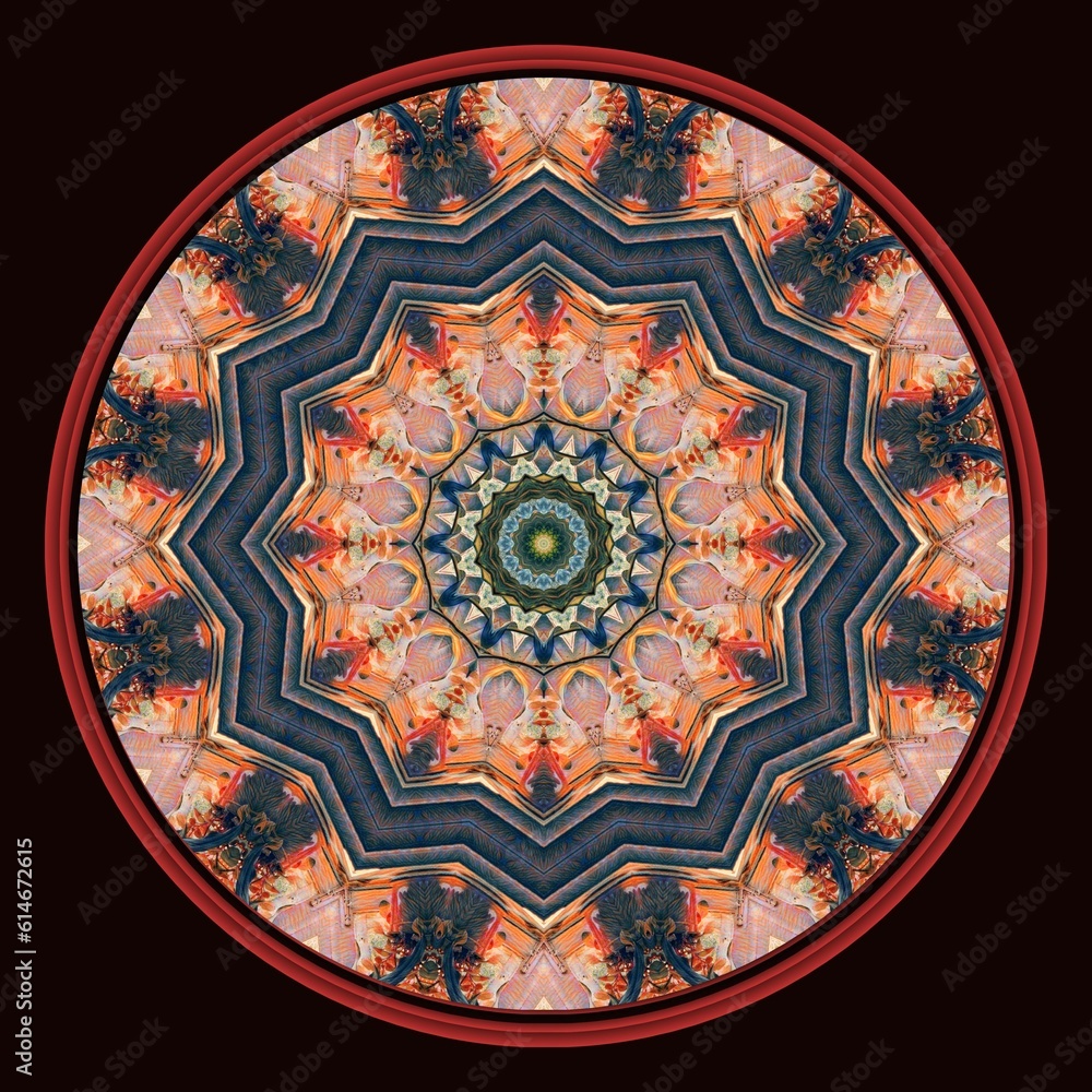 Mandala with 3d effect