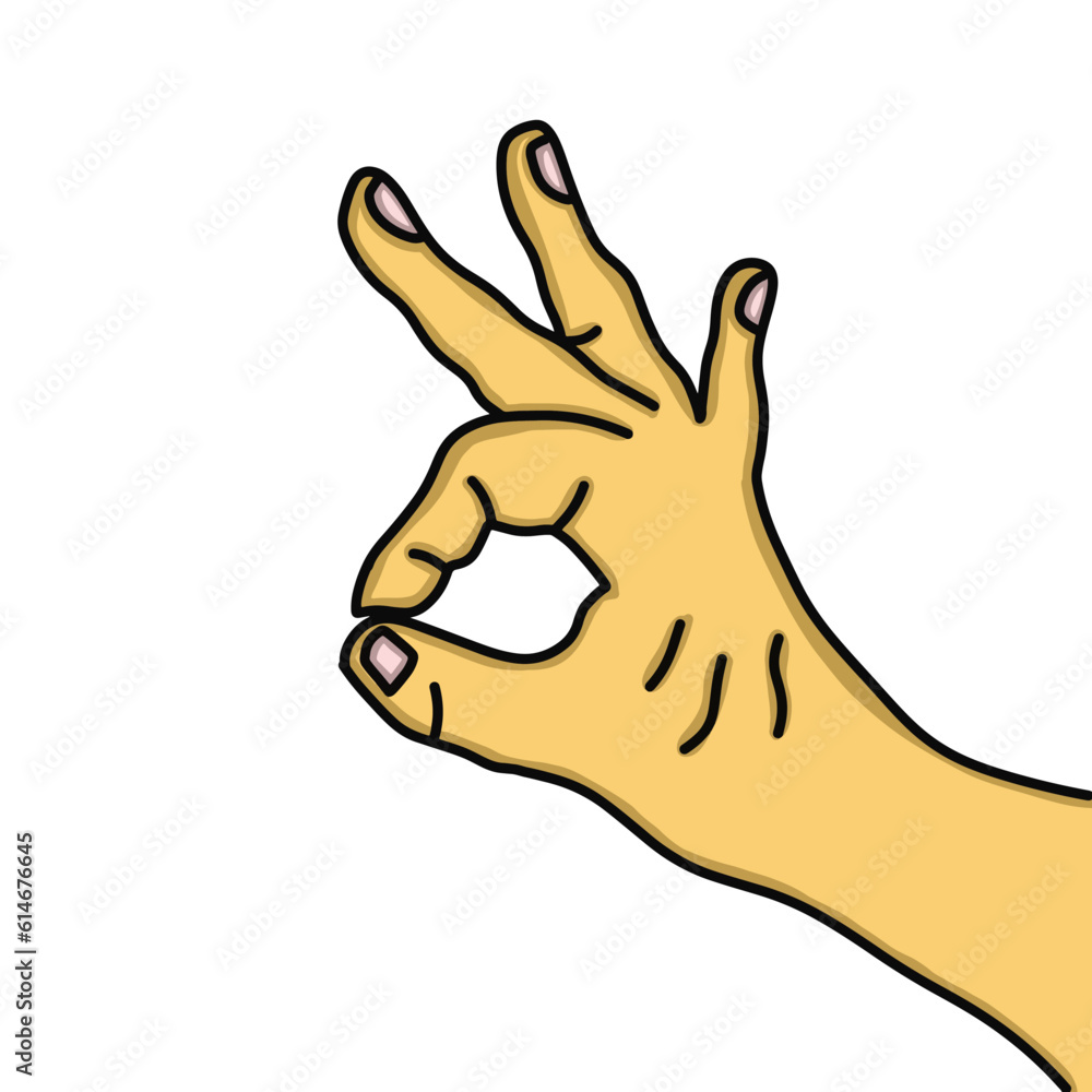 hand in the form of a person hand in the form of a person