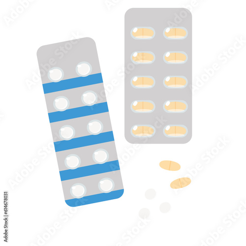 シンプルな薬のベクターイラスト素材