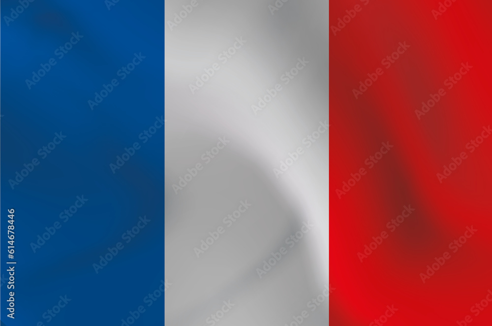 France country national flag in the wind illustration image France country national flag in the wind illustration image