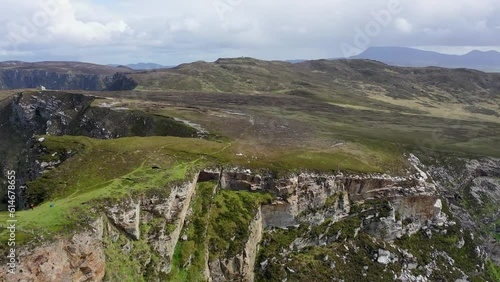 Aerial view of Horn Head by Dunfanaghy in County Donegal, Irleland photo