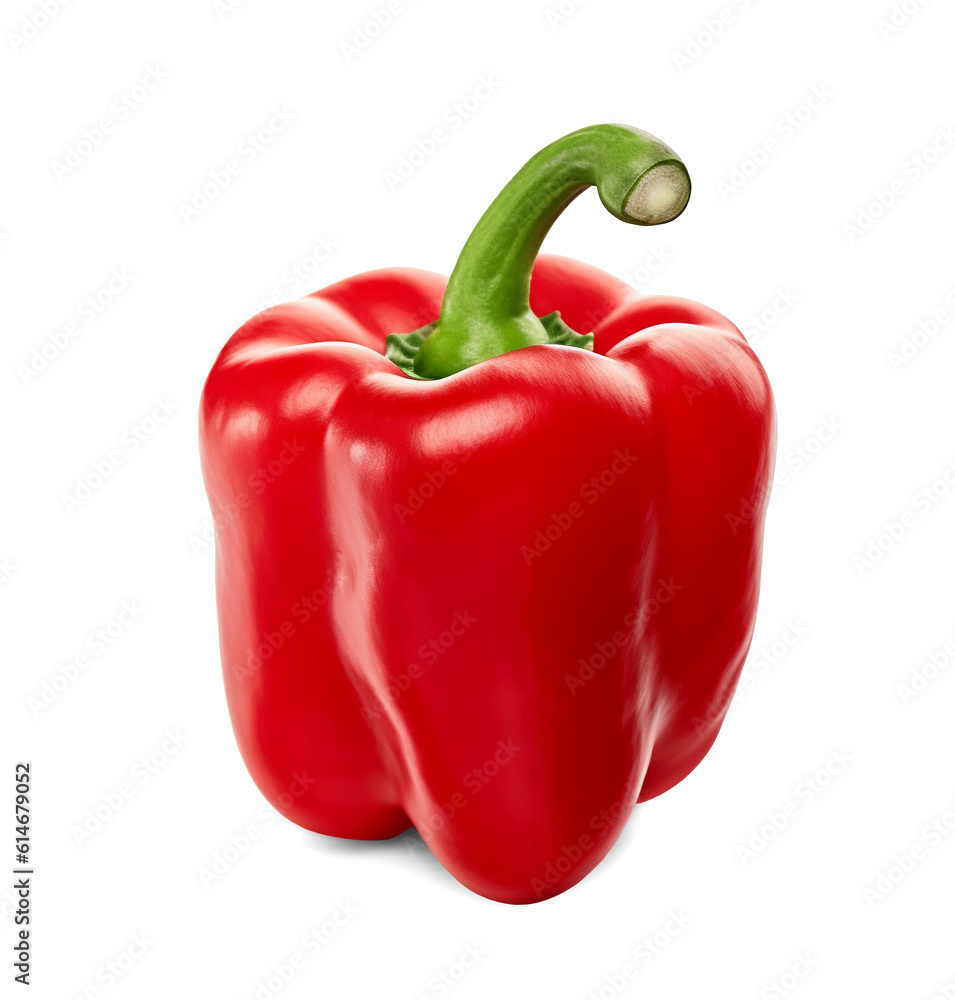 Red pepper isolated on transparent background, png Red pepper isolated on transparent background, png