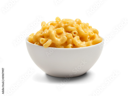 Macaroni and cheese isolated on transparent or white background, png