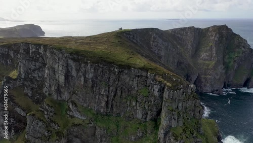 Aerial view of Horn Head by Dunfanaghy in County Donegal, Irleland photo