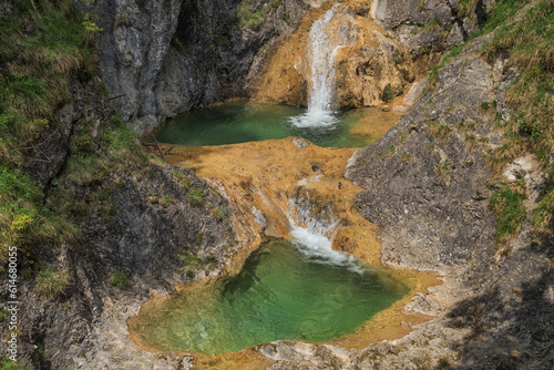 Bayrischzell waterfall  Gr  ne Gumpe  - Bavaria - Germany