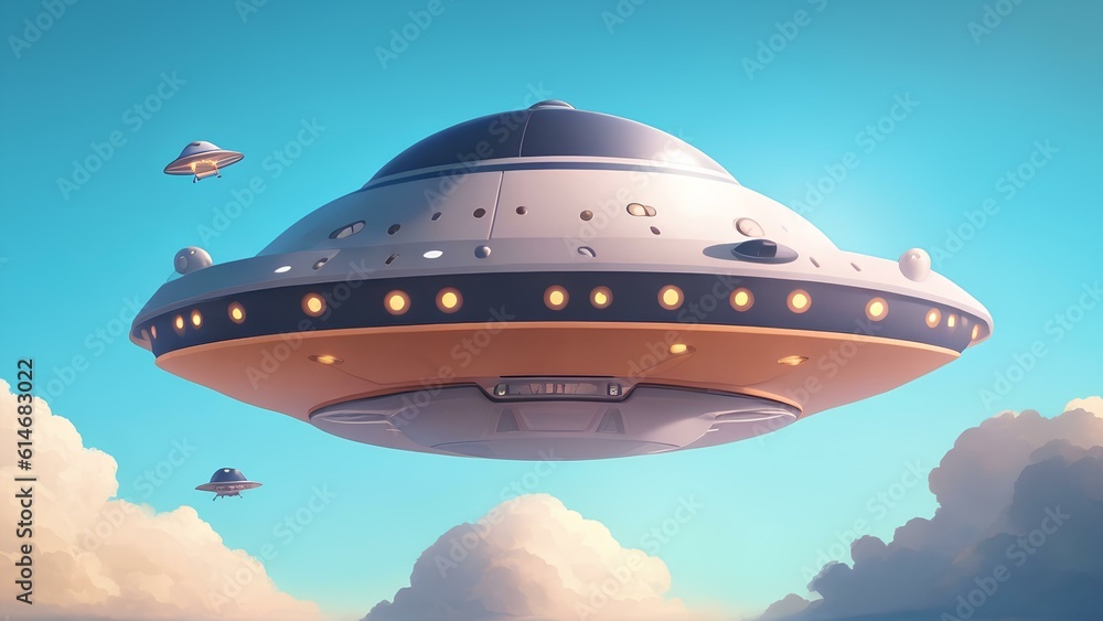 ufo in space generated by Ai ufo in space generated by Ai