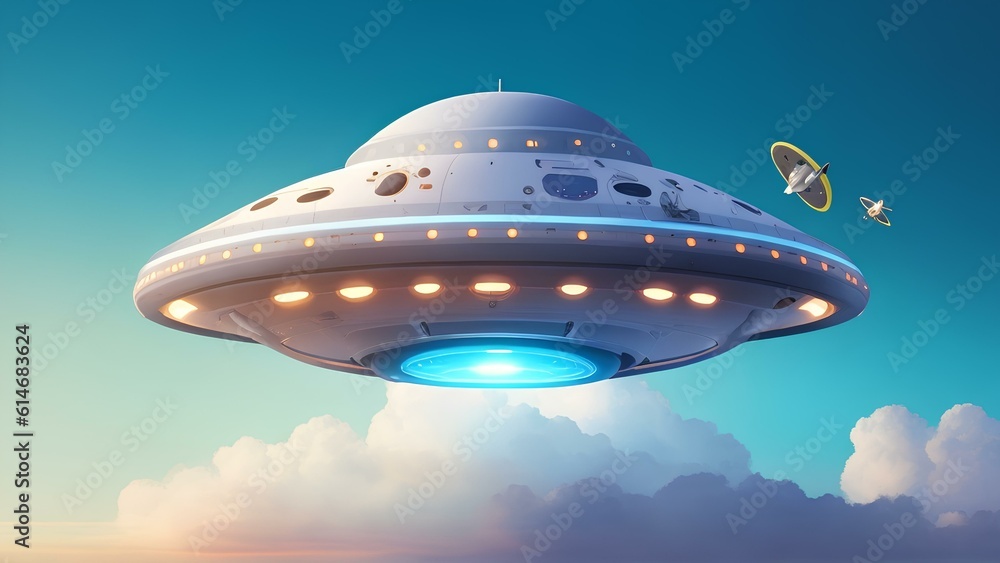 ufo in space generated by Ai ufo in space generated by Ai