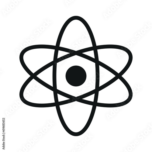 atom sign symbol vector color icon