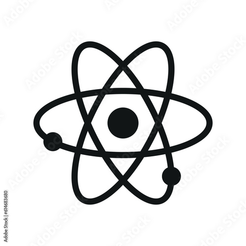 atom sign symbol vector color icon