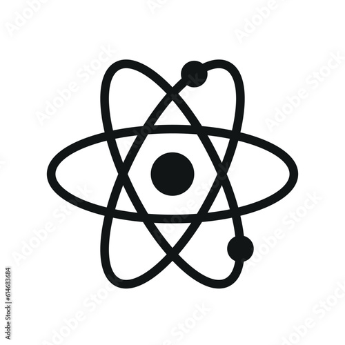 atom sign symbol vector color icon