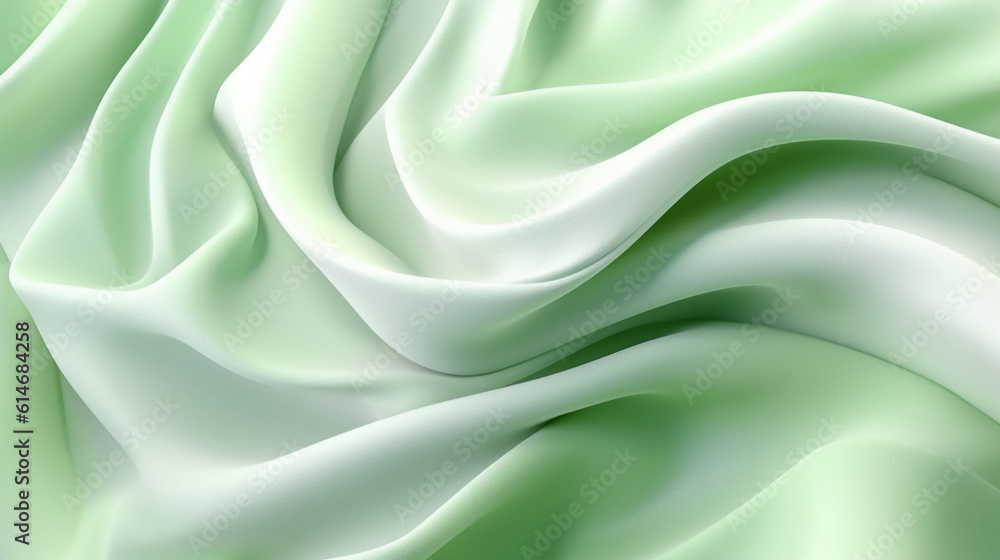 Illustration of a close up of green and white textile fabric Illustration of a close up of green and white textile fabric