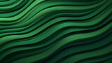 Illustration of a vibrant green abstract background with flowing waves
