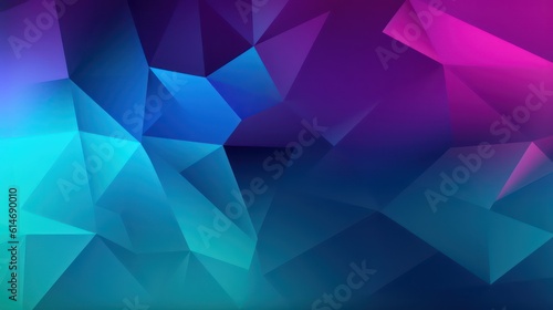 Abstract purple magenta blue background. Geometric pattern wallpaper background. Generative AI.