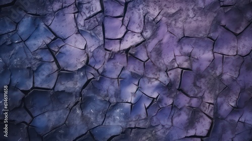 Dirty purple grunge background. Toned rough cracked rock wallpaper background. Generative AI.