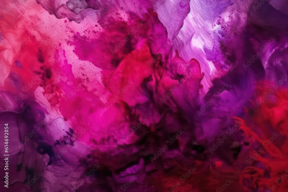 Purple red abstract background for design. Painted abstract wallpaper background . Generative AI.