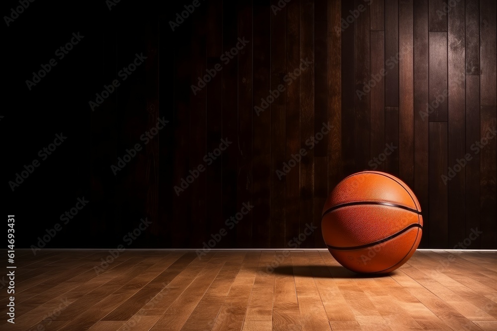 Basketball equipment floor. Generate Ai Basketball equipment floor. Generate Ai
