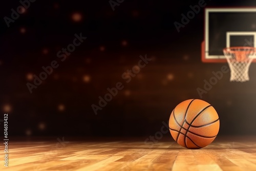 Basketball equipment object. Generate Ai