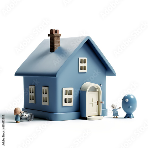 Blue house