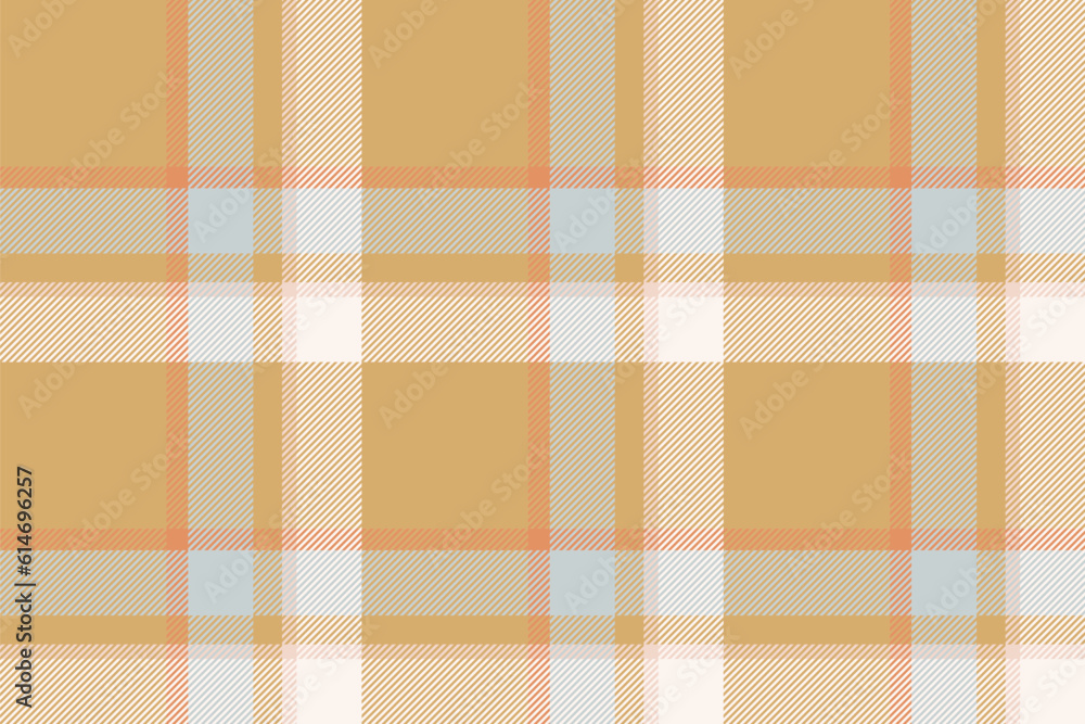 Plaid background, check seamless pattern in beige. Vector fabric texture for textile print, wrapping paper, gift card or wallpaper. Plaid background, check seamless pattern in beige. Vector fabric texture for textile print, wrapping paper, gift card or wallpaper.