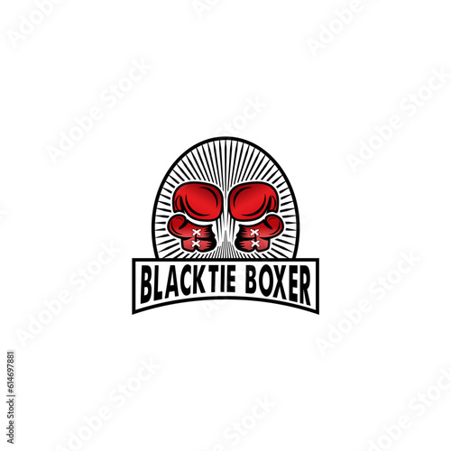 Boxing logo illustration vector design