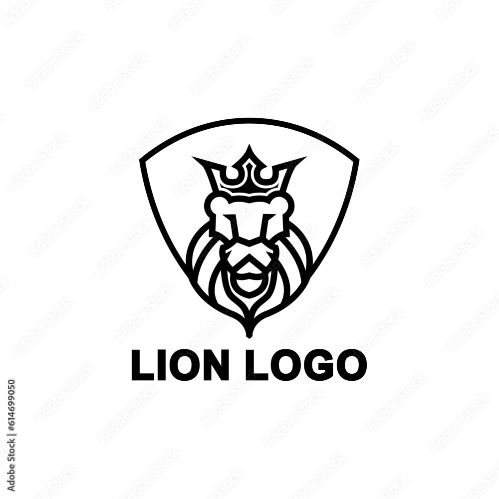 Lion defense logo Lion defense logo