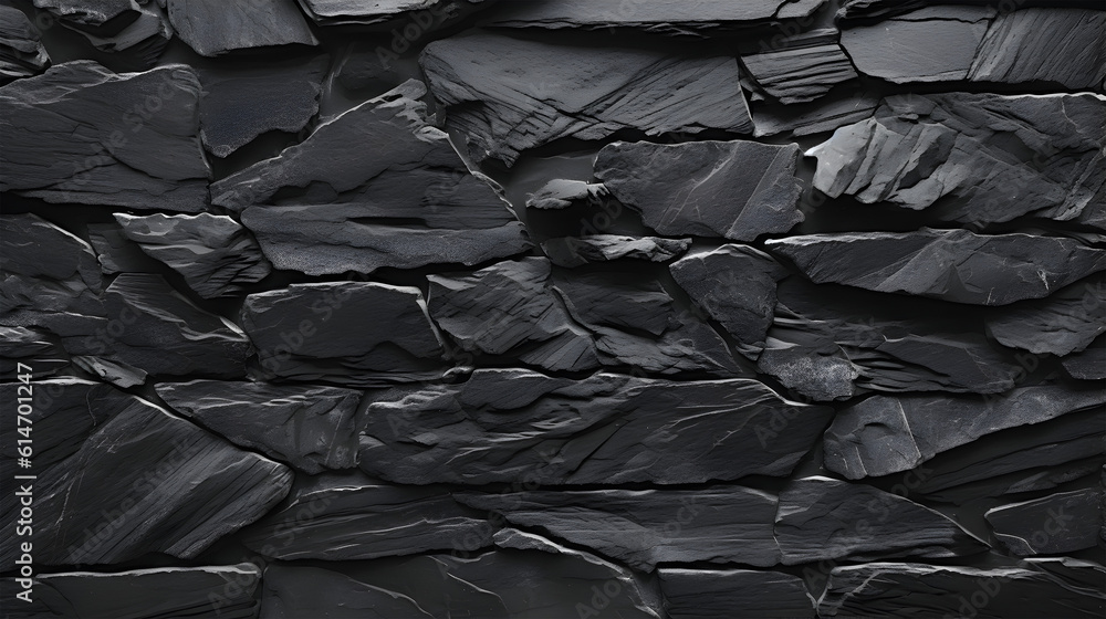 Dark grey black slate background. Generative AI. Dark grey black slate background. Generative AI.