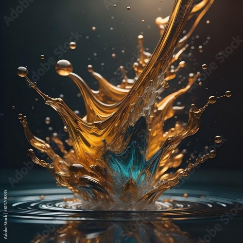 abstract water wave