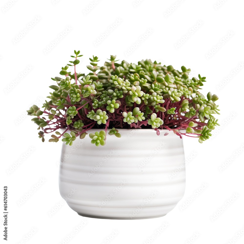 front view of a succulent house plant with a beautiful pot isolated on a transparent background front view of a succulent house plant with a beautiful pot isolated on a transparent background