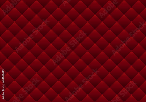 Red velvet upholstery leather texture background vector illustration