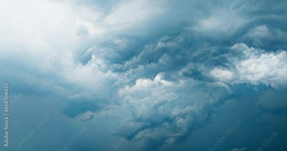 High angle shot of storm clouds before rain High angle shot of storm clouds before rain